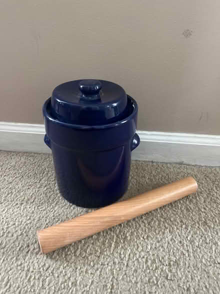 Photo of free Ceramic sauerkraut making pot (Royal Oak, MI) #1