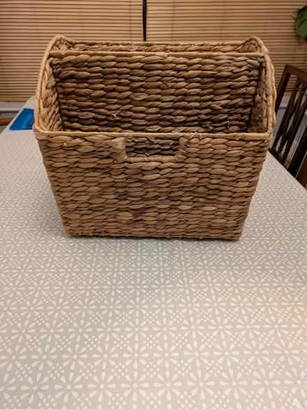 Photo of free Magazine or book holder (wicker) (Abbey Wood SE2) #1