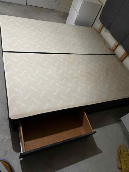 Photo of free Super kingsize divan mattress and headboard (Liswerry NP19) #2