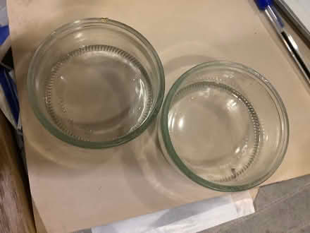 Photo of free Glass dishes x 2 (9cm) (Chessington KT9) #1