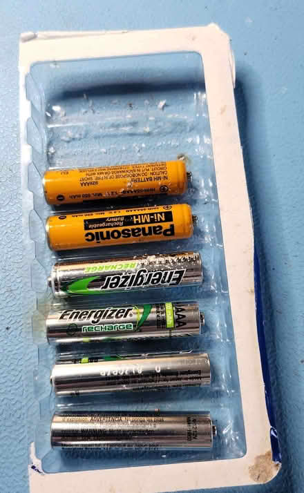 Photo of free AAA rechargeable batteries, NiMH (Purbrook PO7) #1