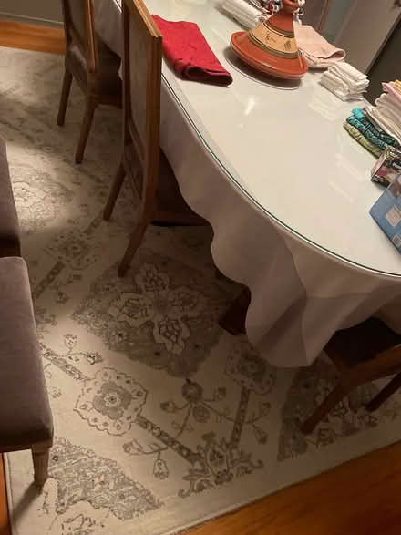 Photo of free dining room glass table (Los Gatos Saratoga border.) #2