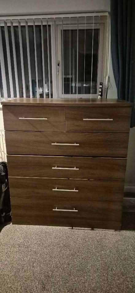 Photo of free Brown Chest of Drawers 6 drawers (Carlisle CA2) #1