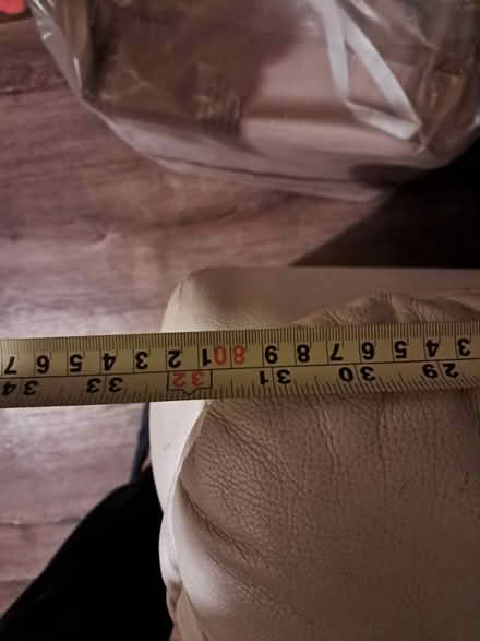 Photo of free Cream leather 2 seater sofa (WV15) #3