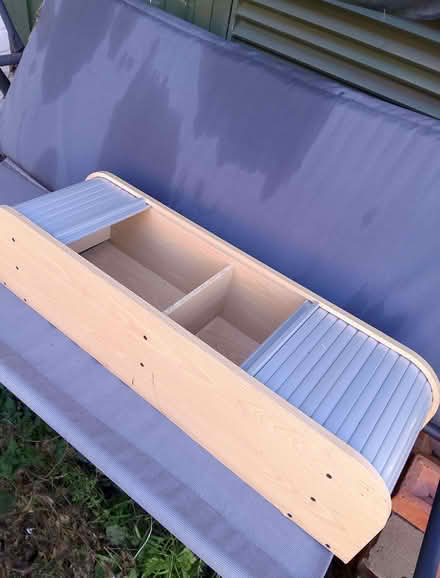 Photo of free Wooden shelf with sliding doors (Minchery Farm OX4) #2