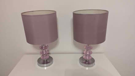 Photo of free Matching bedside lamps, complete with CFL bulbs (Bagshot GU19) #1