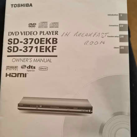 Photo of free DVD Video player + manual & remotes (CB4 3) #2