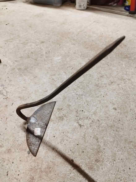Photo of free vintage wrought-iron garden hoe - head only (Cainscross GL5) #1