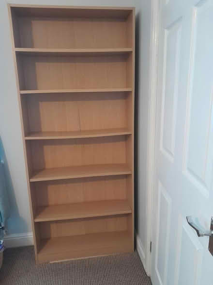 Photo of free Tall bookcase (Kislingbury) #1