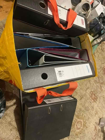 Photo of free Lever arch and ring folders (Finsbury Park N4) #1