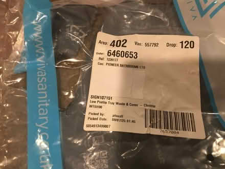 Photo of free Unused Magna 1 1/2 inch shower trap brackets 90 mm tray) (Malvern Link WR13) #1