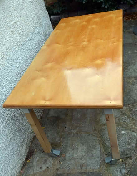 Photo of free Desk with castors (Teddington TW11) #1