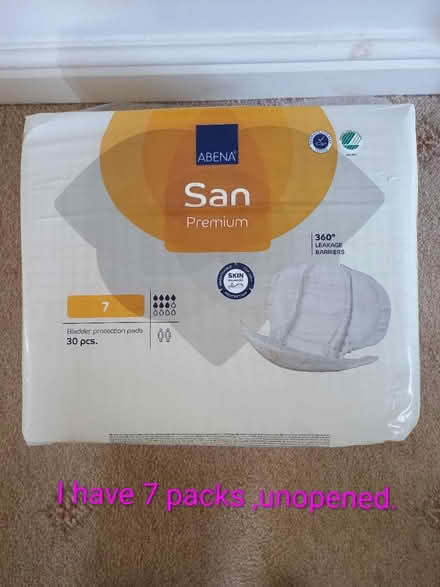 Photo of free Incontinence pads (Heysham LA3 1PZ) #1