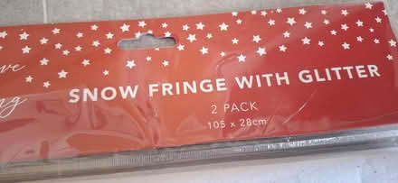 Photo of free 5 x lengths of faux snow fringe decorations (Boughton Monchelsea ME17) #2