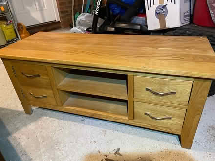 Photo of free Oak TV stand (Preston CT3) #1