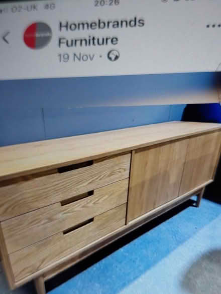 Photo of oak sideboard (Riddlesdown CR8) #1