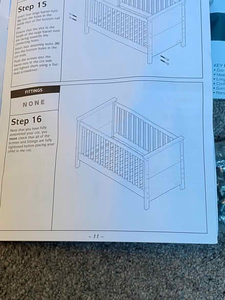 Photo of free Cotbed (Sedbergh LA10) #3