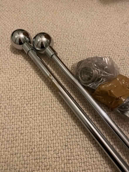 Photo of free Chrome Curtain pole (Reading RG6) #1