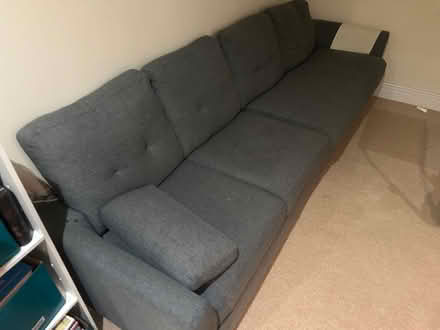 Photo of free disassembled sofa grey (Banstead SM7) #2