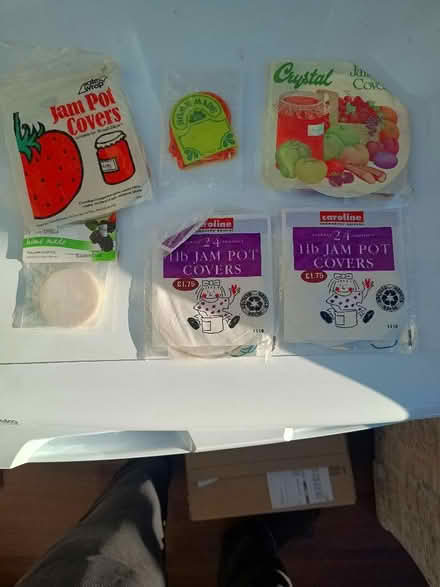 Photo of free Jam jar covers (Calne SN11) #1