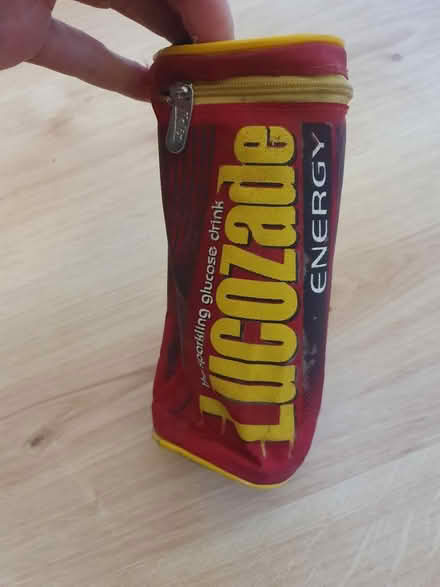 Photo of free Crayons in a Lucozade pencil case (Adel LS16) #2
