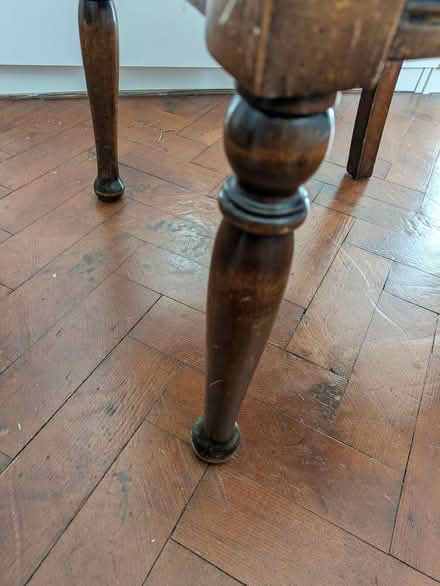 Photo of free Vintage wooden cushioned chair (AL1) #3