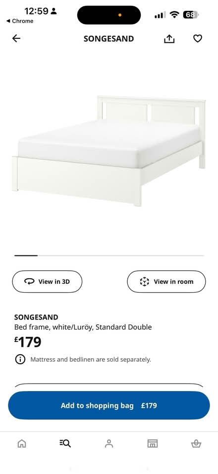 Photo of free King bed frame (Woodley RG5) #1