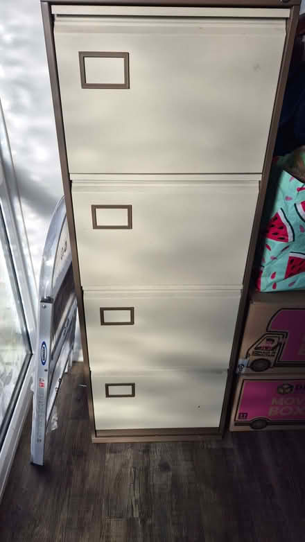 Photo of free Metal filing cabinet (East Blatchington BN25) #1