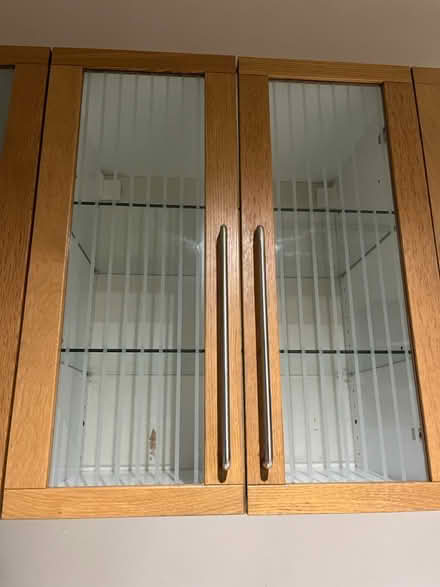 Photo of free IKEA Glass-fronted Wall Cabinets (Thornton Heath CR7 8) #1
