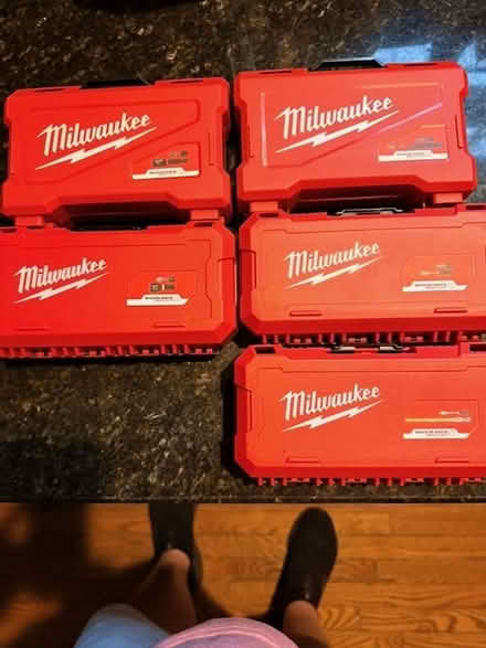 Photo of free 5 Milwaukee bit cases (EMPTY!) (Courts of Four Seasons) #1