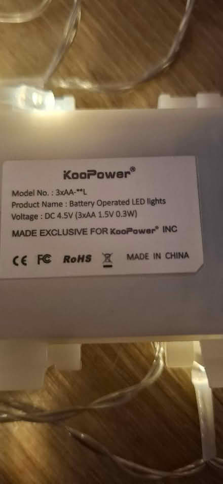 Photo of free Christmas lights (2) - Clear wire,100, warm white, battery operated (Boughton Monchelsea ME17) #3