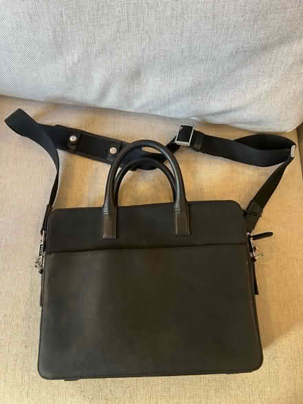 Photo of free Aspinal black briefcase (Hamilton Heights) #3