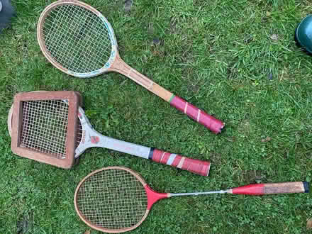 Photo of free Vintage tennis and badminton racquet (Gorse Hill GU22) #1