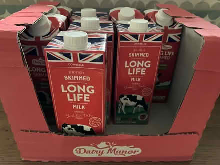 Photo of free Out Of Date UHT Long Life Skimmed Milk (Tansley DE4) #2