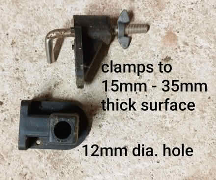 Photo of free table clamp for e.g. small anglepoise lamp (Cainscross GL5) #2