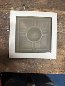 Photo of free 1950's Frosted glass ceiling light (farmington hills) #1