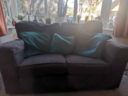 Photo of free 3 piece suite - 2 sofas and a chair (Southwick) #3