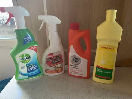Photo of free Various cleaners , mould sprays (Falmouth TR11) #1