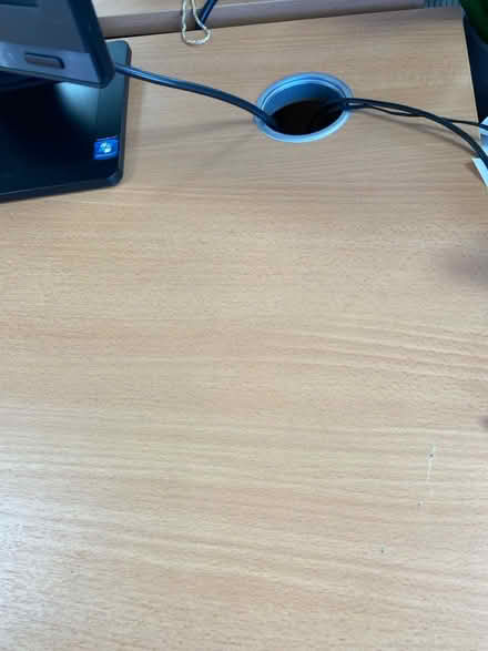 Photo of free 2 birch straight office desks (Nr East India E14) #3