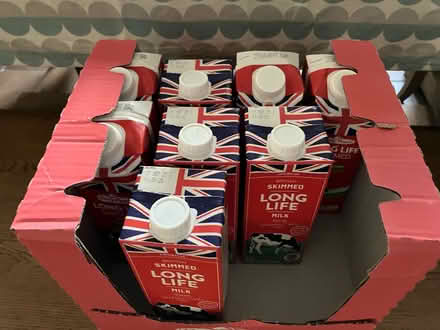 Photo of free Out Of Date UHT Long Life Skimmed Milk (Tansley DE4) #1