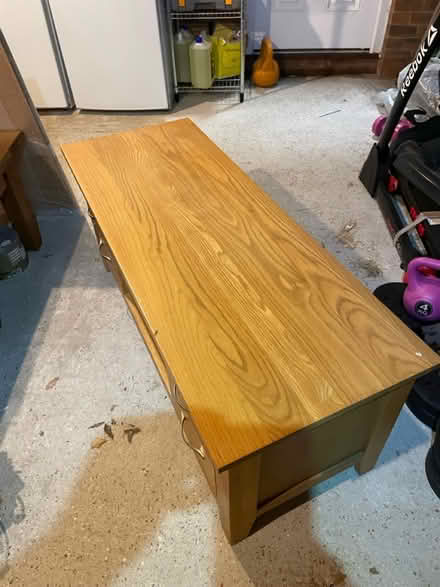 Photo of free Oak TV stand (Preston CT3) #2