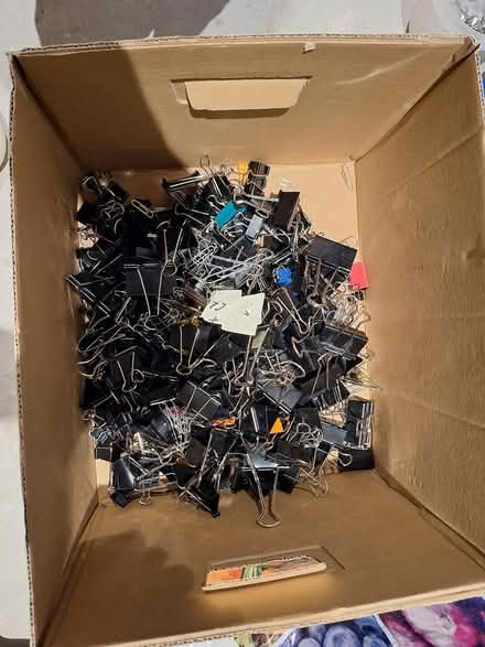 Photo of free Box of Paper Bull Clips (Clonskeagh) #1