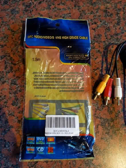 Photo of free Red white and yellow RCA cable (Staplehurst TN12) #2