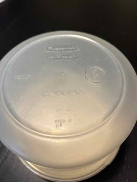 Photo of free Rubbermaid 6 C. Container (Owings Mills,MD) #2