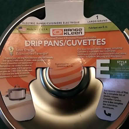 Photo of free electric range drip pans (Ballard) #3