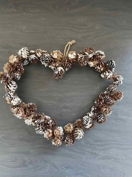 Photo of free Frosted pine cone wreath (Appleton) #1