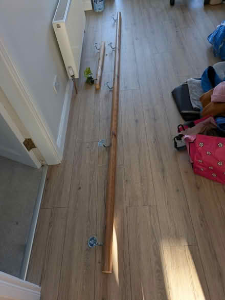Photo of free Wooden hand rail bar (Terenure) #1