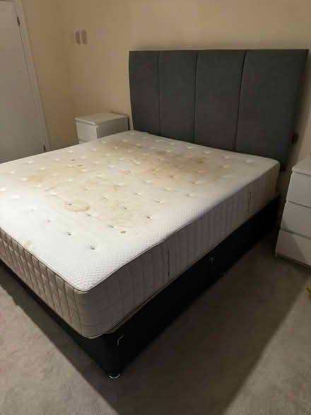 Photo of free Super kingsize divan mattress and headboard (Liswerry NP19) #3