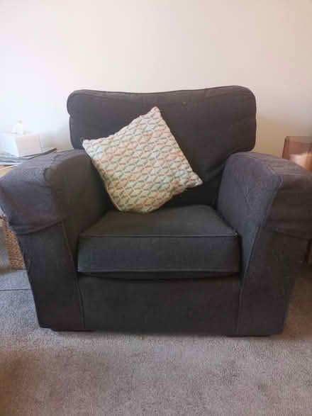 Photo of free 3 piece suite - 2 sofas and a chair (Southwick) #2