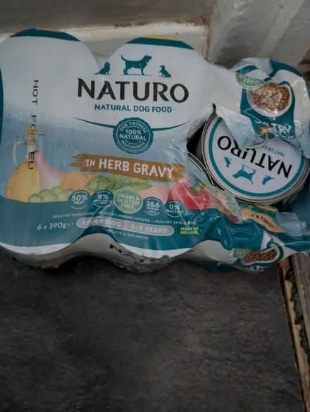 Photo of free 5 cans of Wet dog food (Chessington KT9) #1